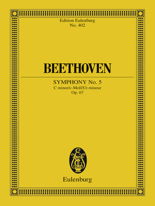 Title details for Symphony No. 5 C minor by Ludwig van Beethoven - Wait list